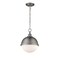 Z-Lite Peyton 2 Light Mini Pendant, Antique Nickel & Opal Etched 619MP-AN - alternate 7